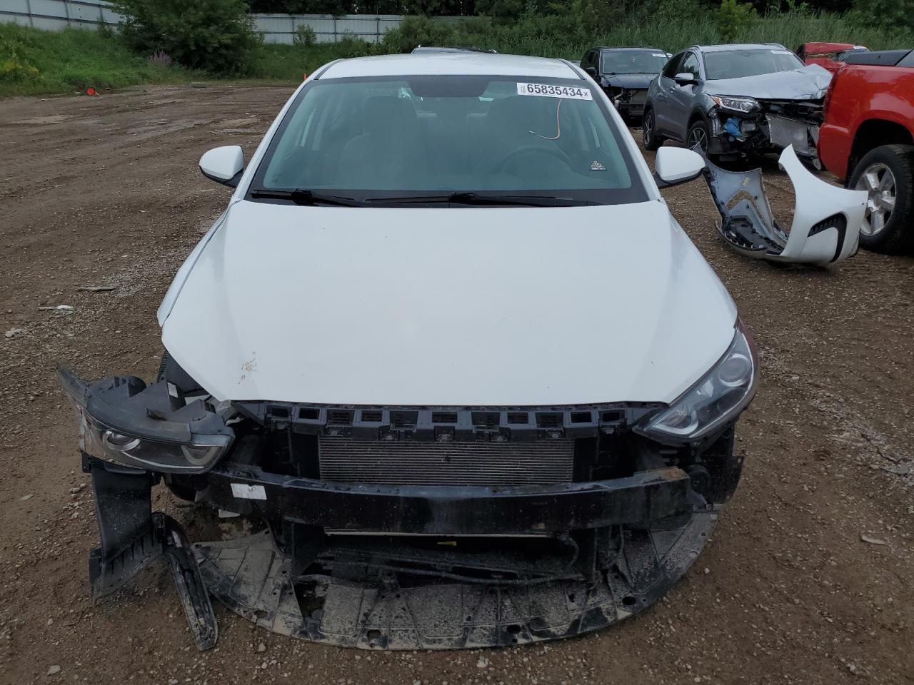 2017 Hyundai Elantra VIN 5NPD74LF3HH212202 Copart auction photo, front end damage thumbnail 5