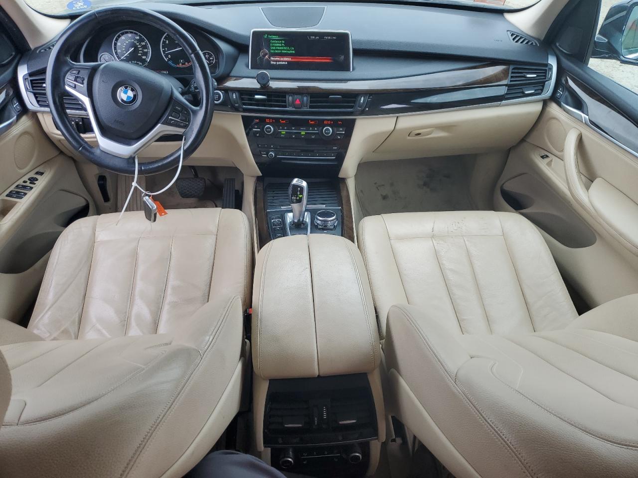 2015 BMW X5 VIN 5UXKR0C59F0K58675 Copart auction photo, side / rear end damage thumbnail 8
