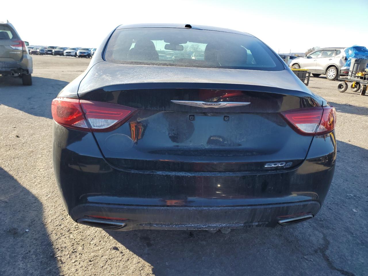 2015 Chrysler 200 VIN 1C3CCCBG6FN613594 Copart auction photo, front end / undercarriage damage thumbnail 6