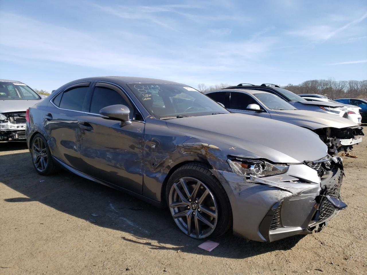 2017 Lexus IS VIN JTHCM1D29H5025141 Copart auction photo, front end / minor dent/scratches damage thumbnail 4