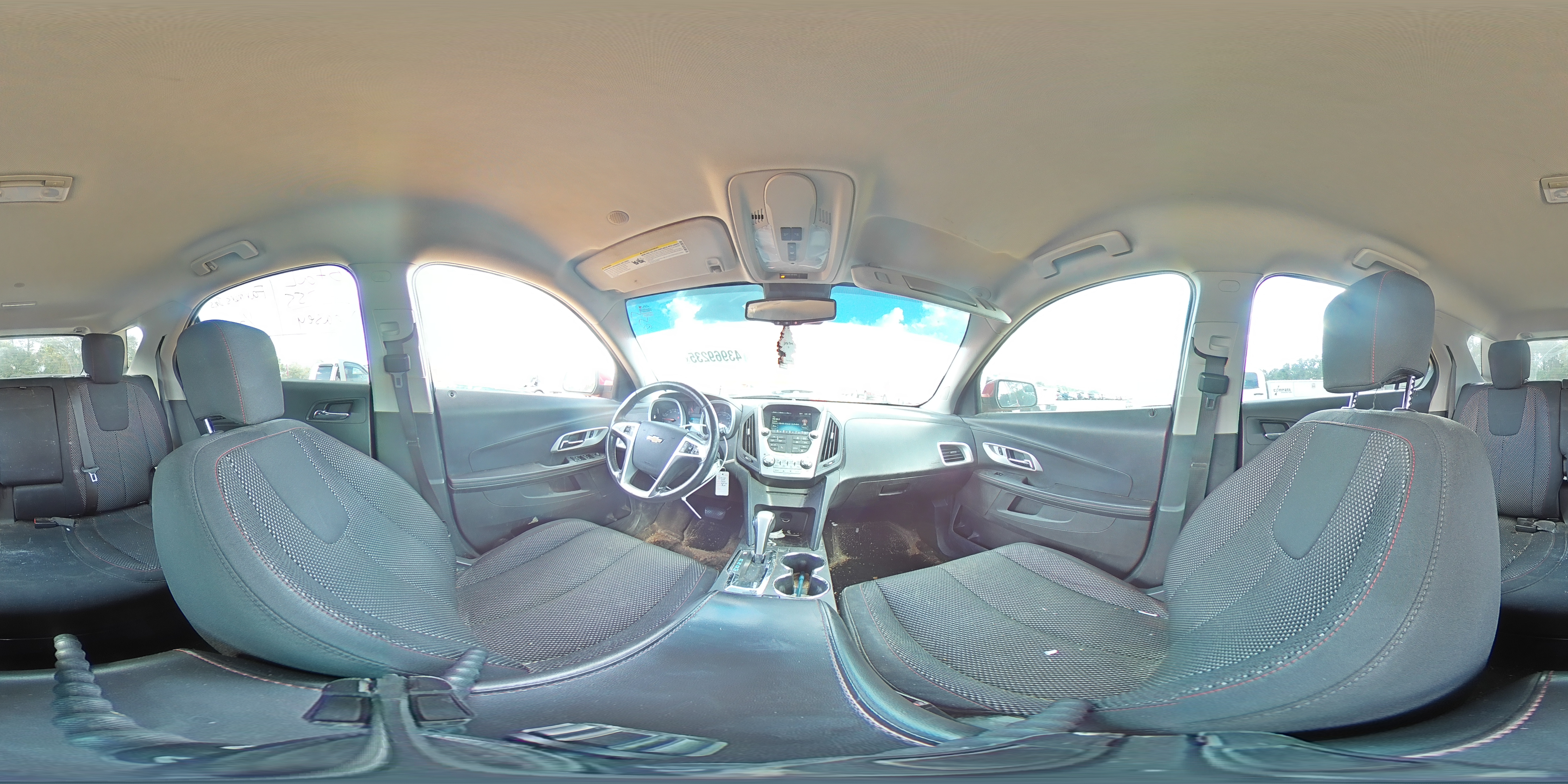 2013 Chevrolet Equinox VIN 1GNALDEK7DZ105205 Copart auction photo, front end damage thumbnail 14