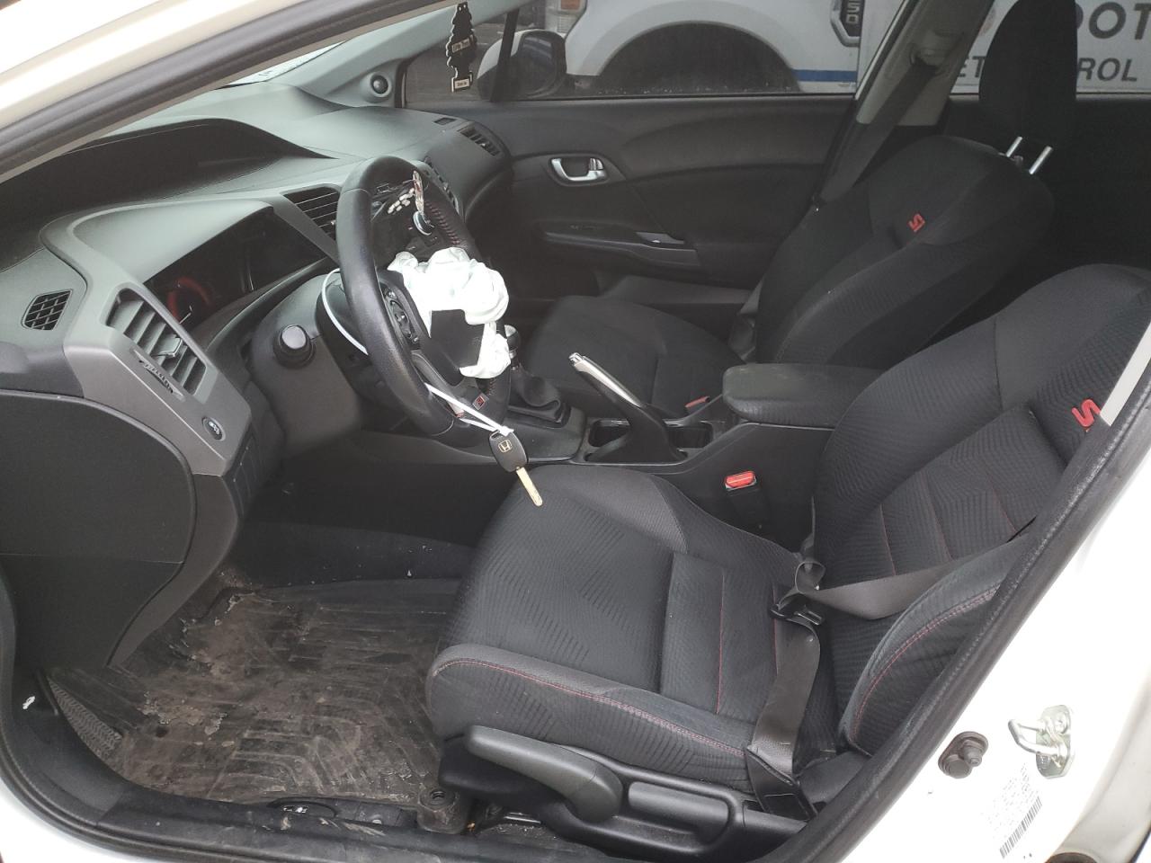 2012 Honda Civic VIN 2HGFB6E57CH705164 Copart auction photo, front end damage thumbnail 7