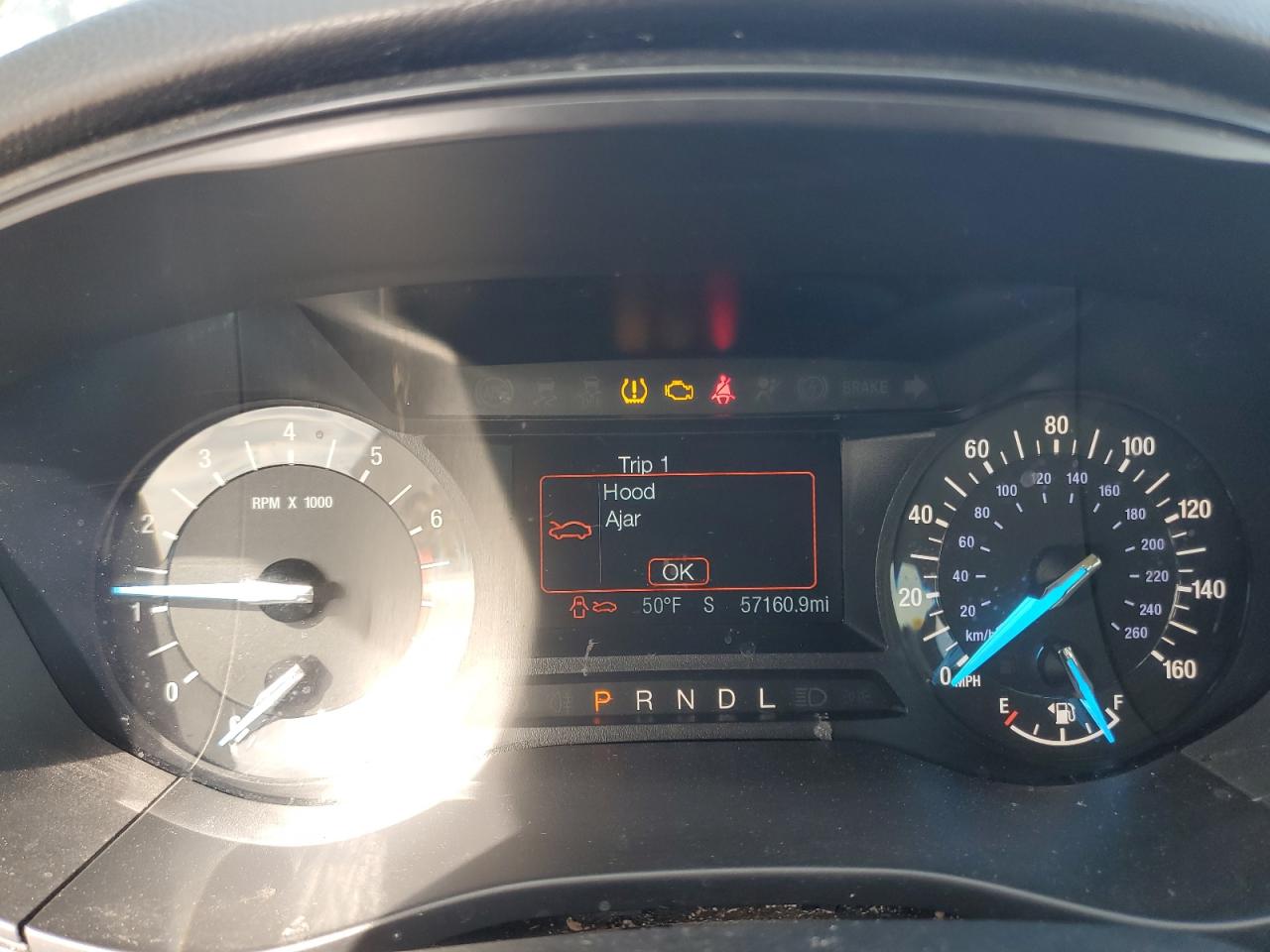 2019 Ford Fusion VIN 3FA6P0G71KR111917 Copart auction photo, front end / rear end damage thumbnail 9