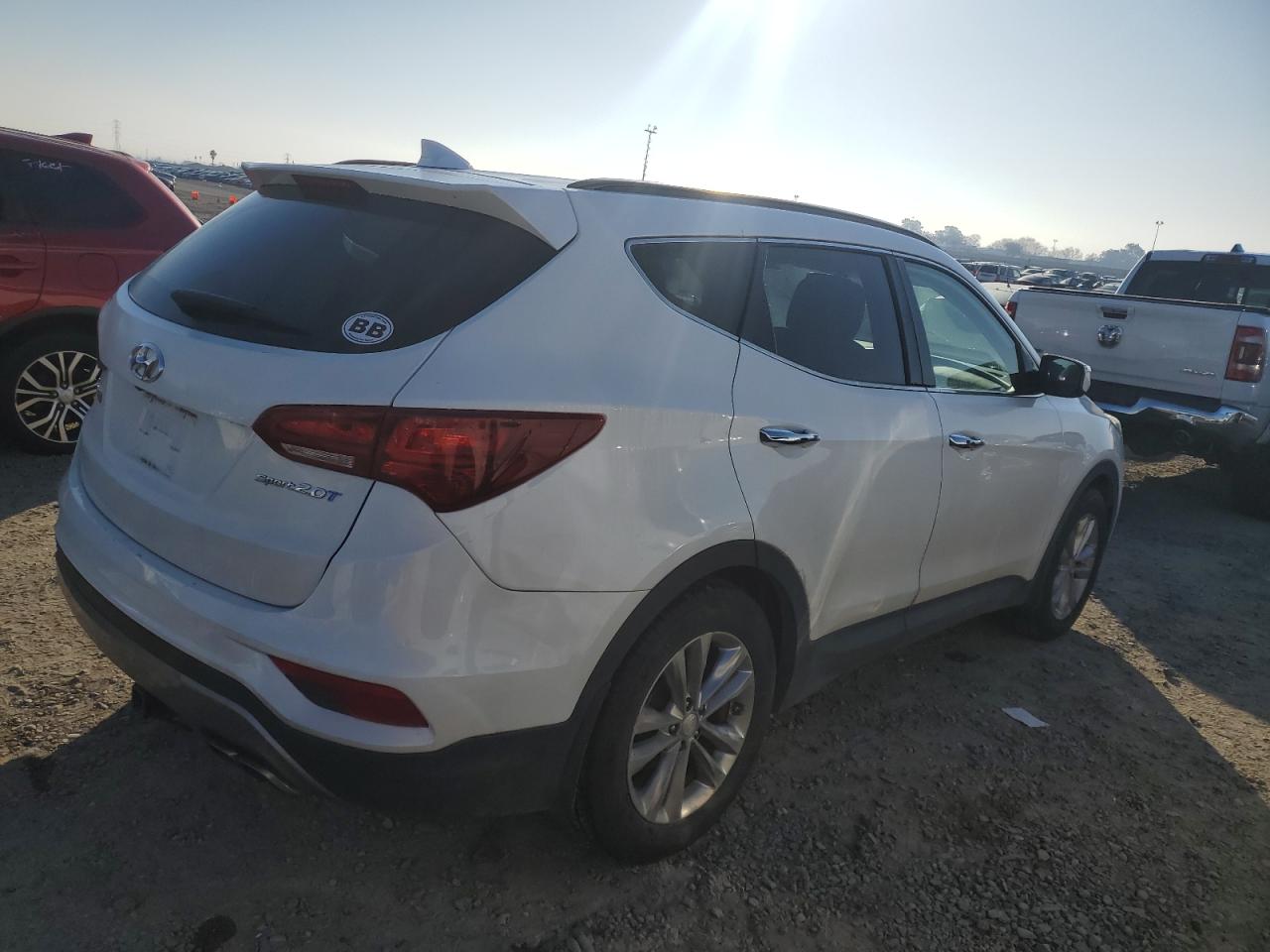 2017 Hyundai Santa Fe VIN 5XYZU4LA0HG470400 Copart auction photo, mechanical damage thumbnail 3
