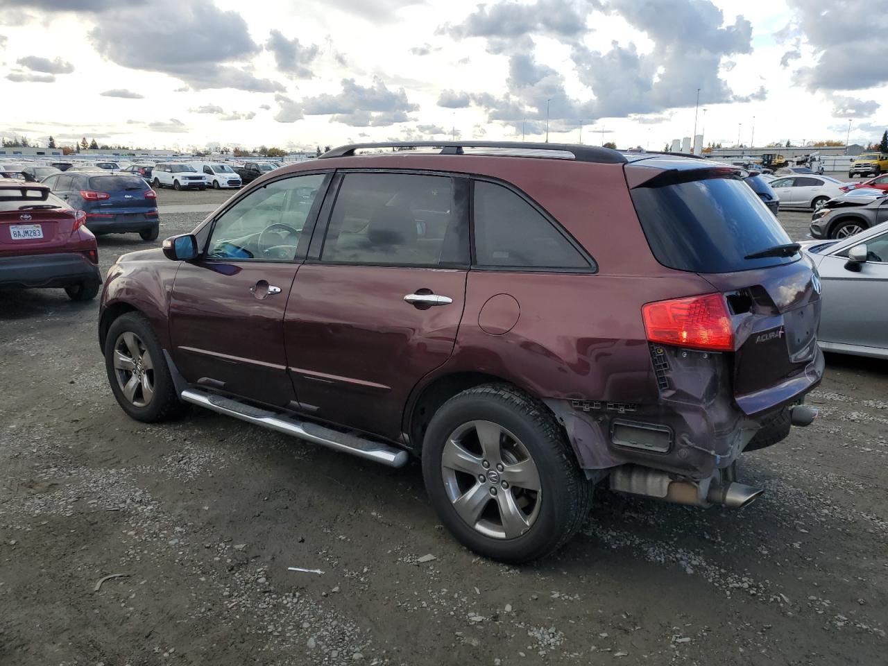 2007 Acura MDX VIN 2HNYD28897H553100 Copart auction photo, rear end damage thumbnail 2