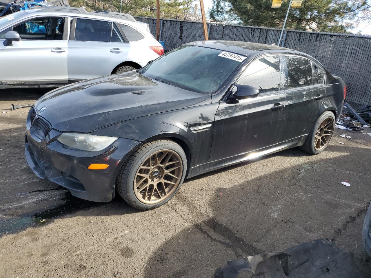 2009 BMW M3 VIN WBSPM93529E201115 - Copart auction photo