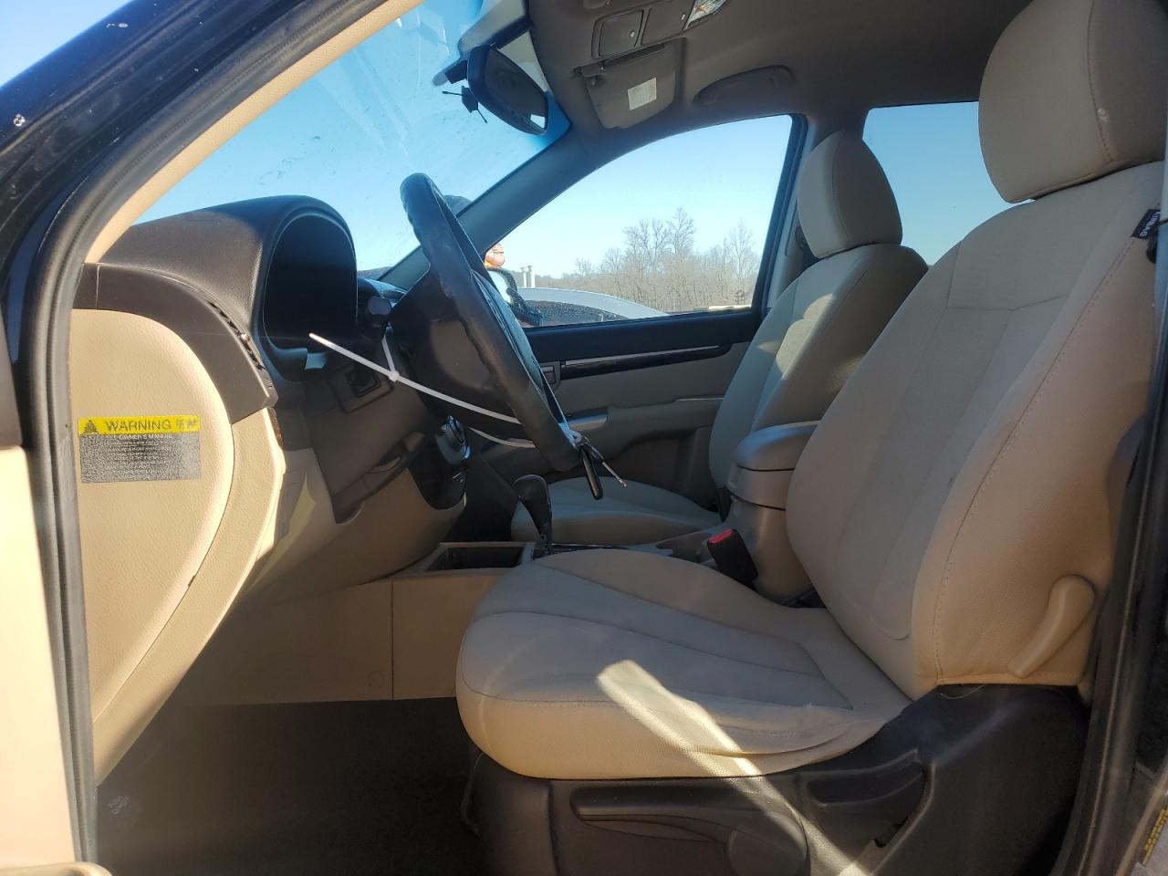 2011 Hyundai Santa Fe VIN 5XYZGDAB3BG087335 Copart auction photo, side / front end damage thumbnail 7