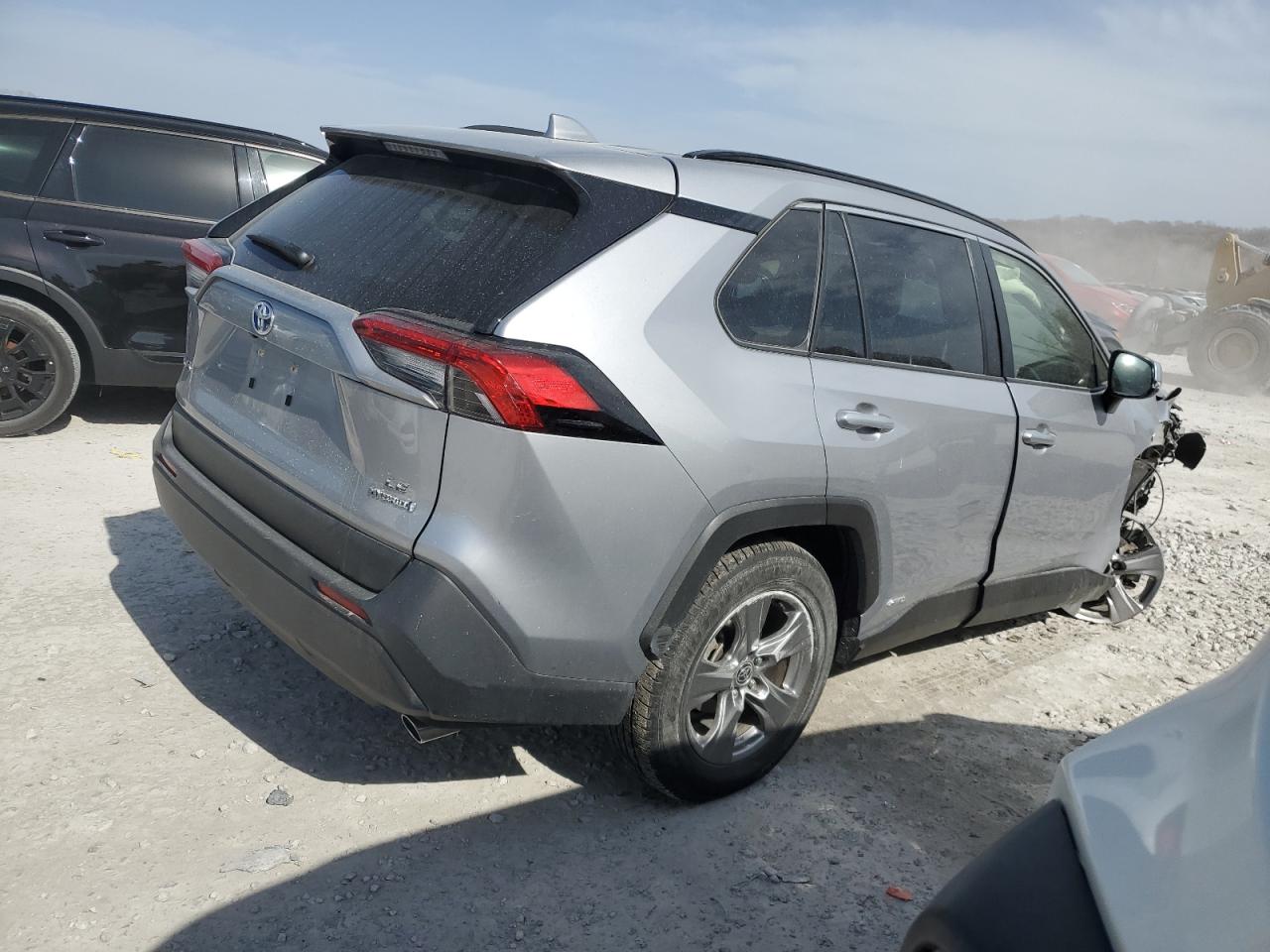 2023 Toyota RAV 4 VIN JTMMWRFV6PD207342 Copart auction photo, side / front end damage thumbnail 3