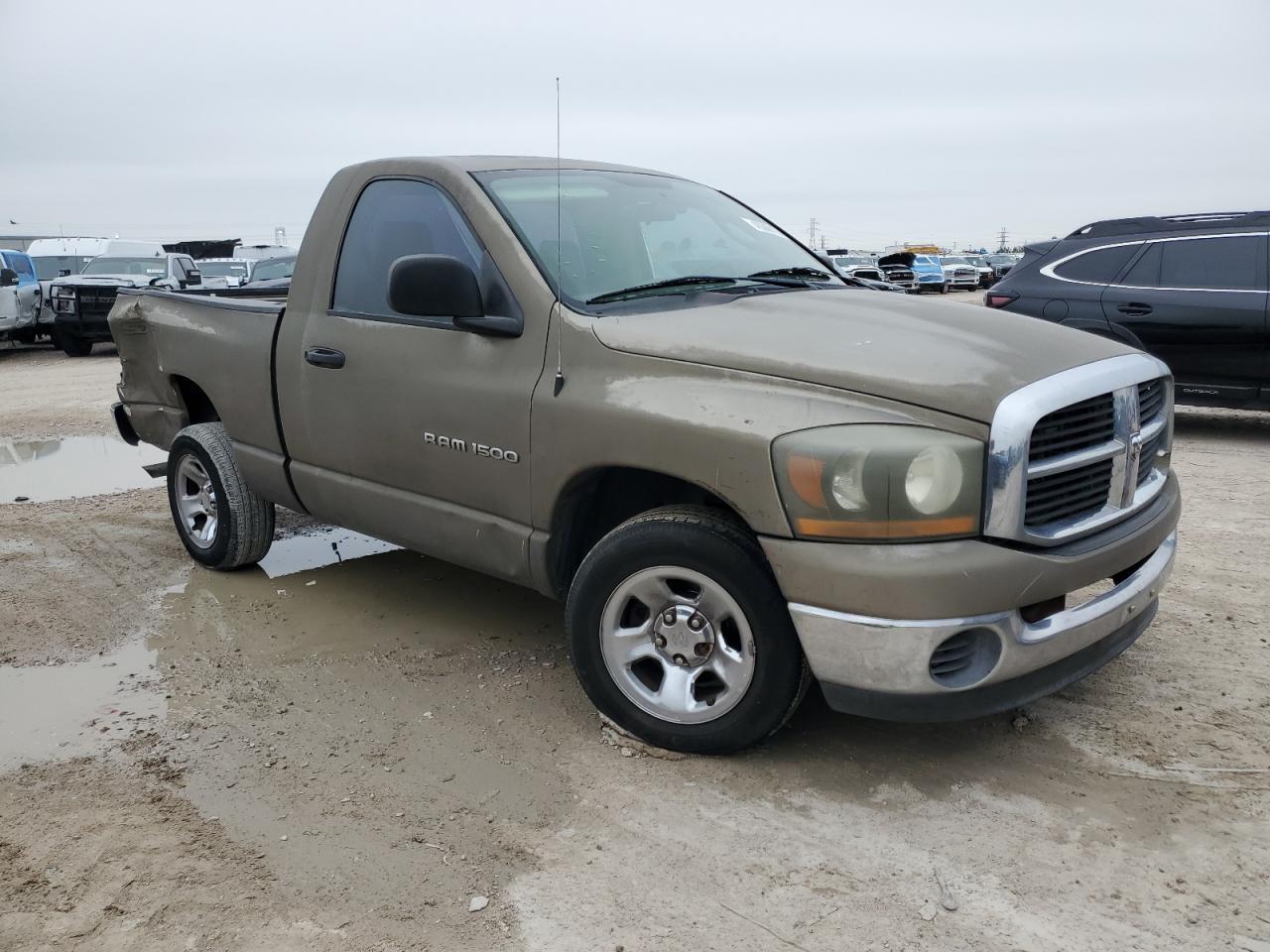 2007 Dodge RAM VIN 1D7HA16K27J608224 Copart auction photo, side / rear end damage thumbnail 4