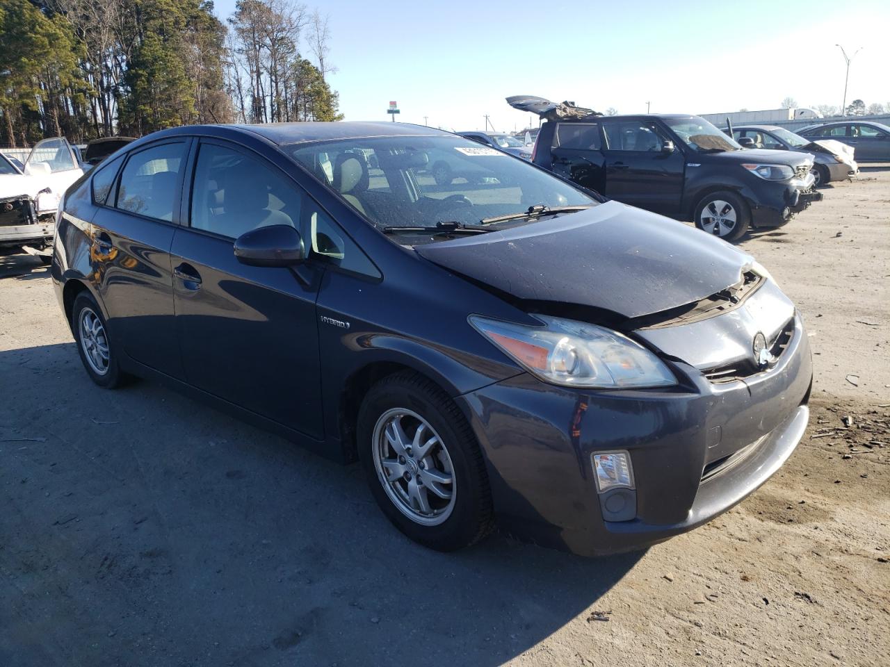 2011 Toyota Prius VIN JTDKN3DU4B5297014 Copart auction photo, front end / rear end damage thumbnail 4