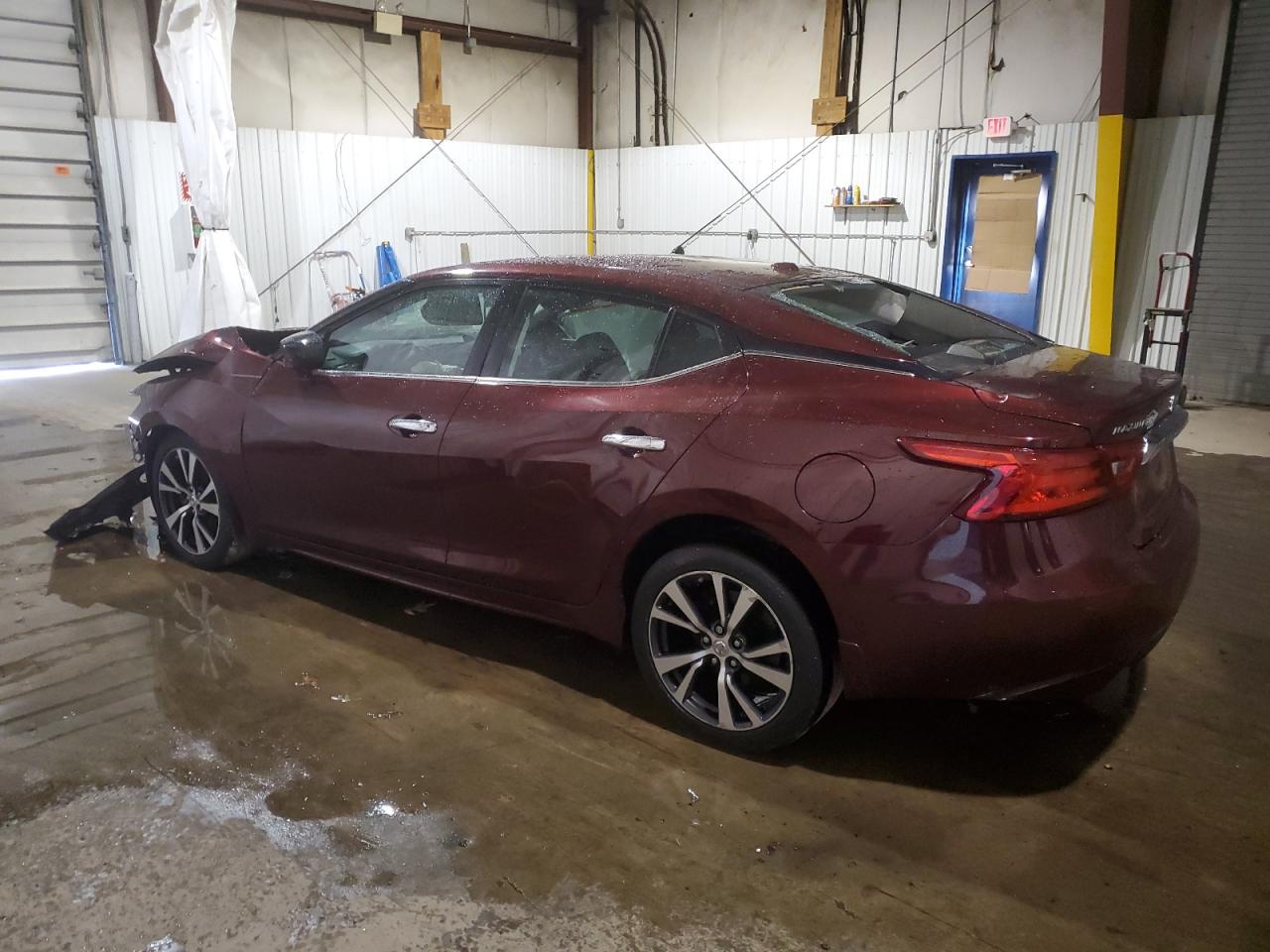 2016 Nissan Maxima VIN 1N4AA6AP5GC421453 Copart auction photo, front end / top/roof damage thumbnail 2