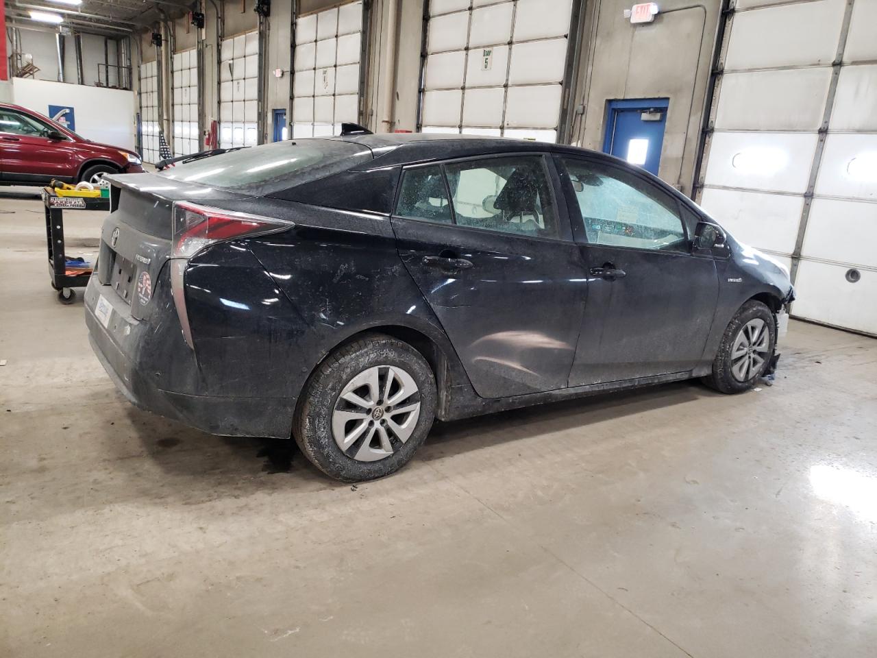 2018 Toyota Prius VIN JTDKBRFU7J3596225 Copart auction photo, front end damage thumbnail 3