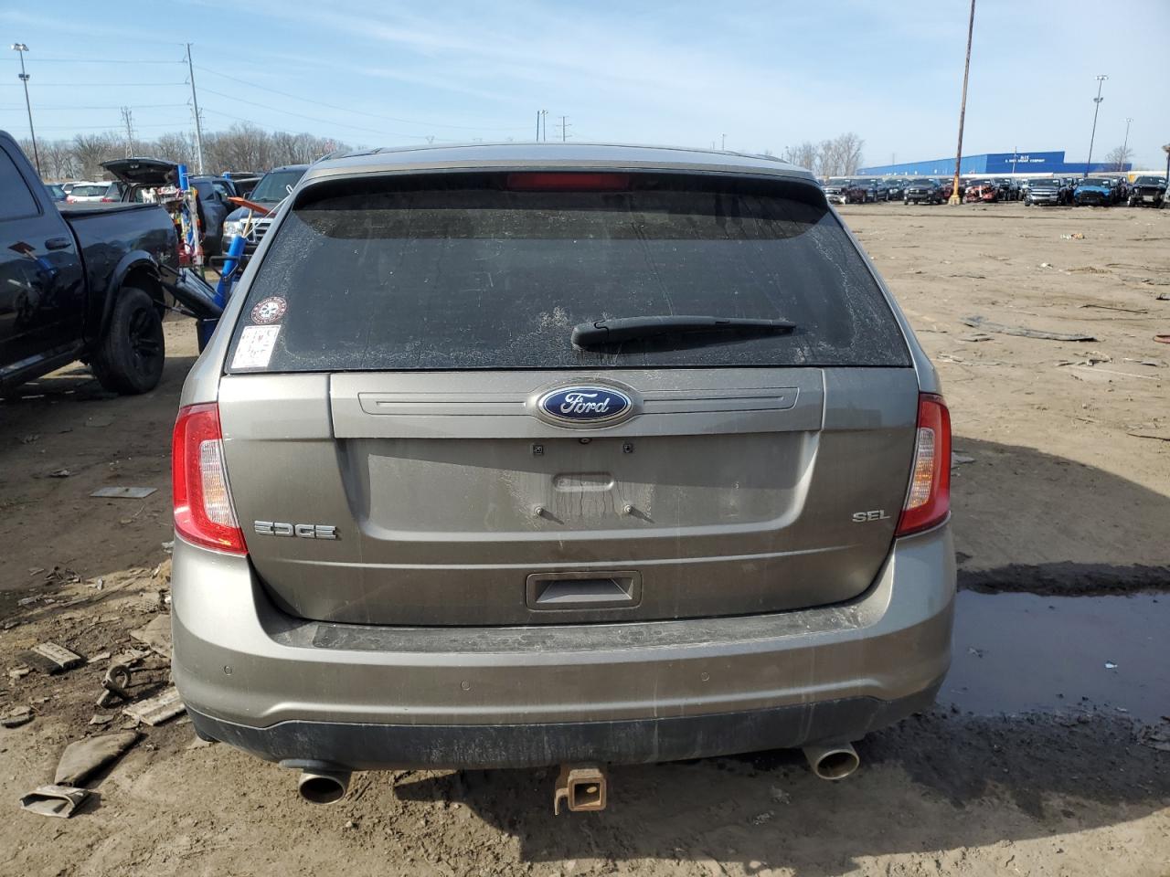 2014 Ford Edge VIN 2FMDK3JC6EBB54140 Copart auction photo, front end damage thumbnail 6