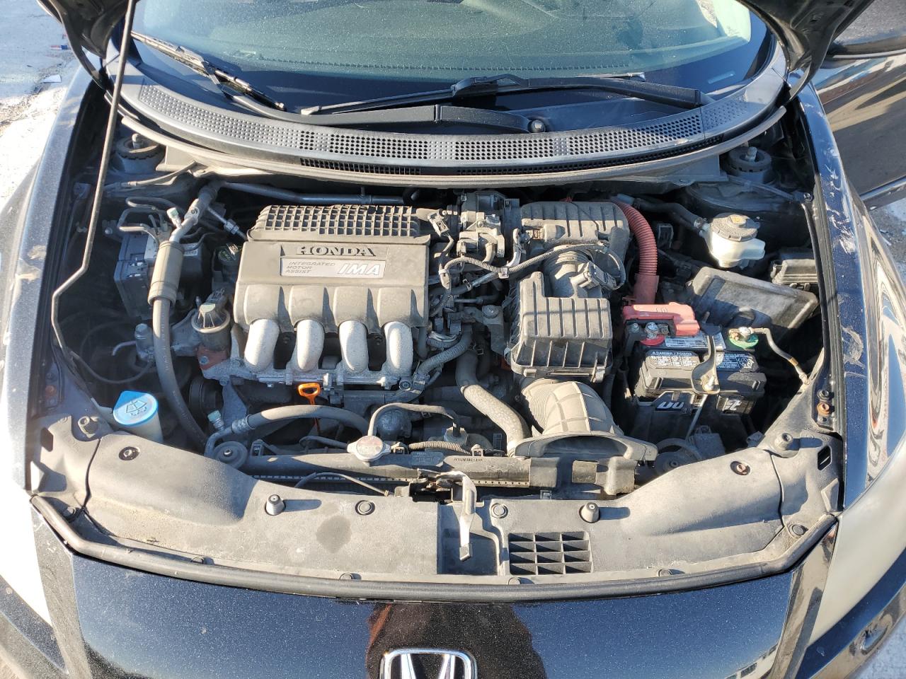 2011 Honda CR-Z VIN JHMZF1D66BS001427 Copart auction photo, front end / side damage thumbnail 12