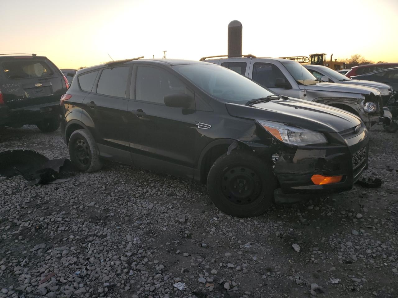 2016 Ford Escape VIN 1FMCU0F7XGUC85861 Copart auction photo, all over damage thumbnail 4