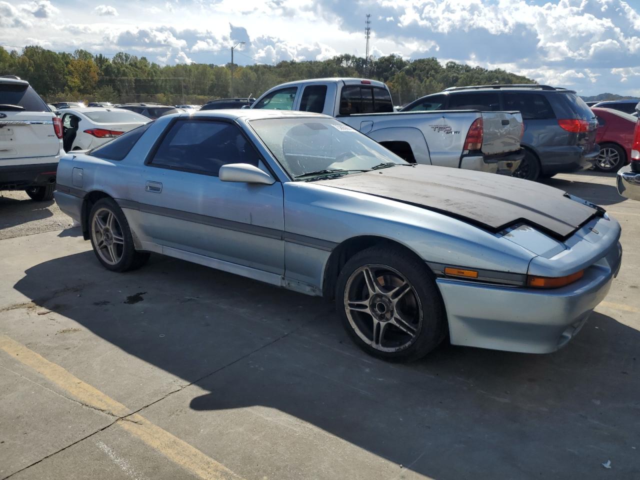 1989 Toyota Supra VIN JT2MA70J8K0120446 Copart auction photo, rear end / all over damage thumbnail 4