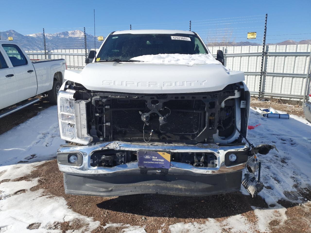 2023 Ford F250 VIN 1FT7W2BT4PEC35269 Copart auction photo, front end damage thumbnail 5