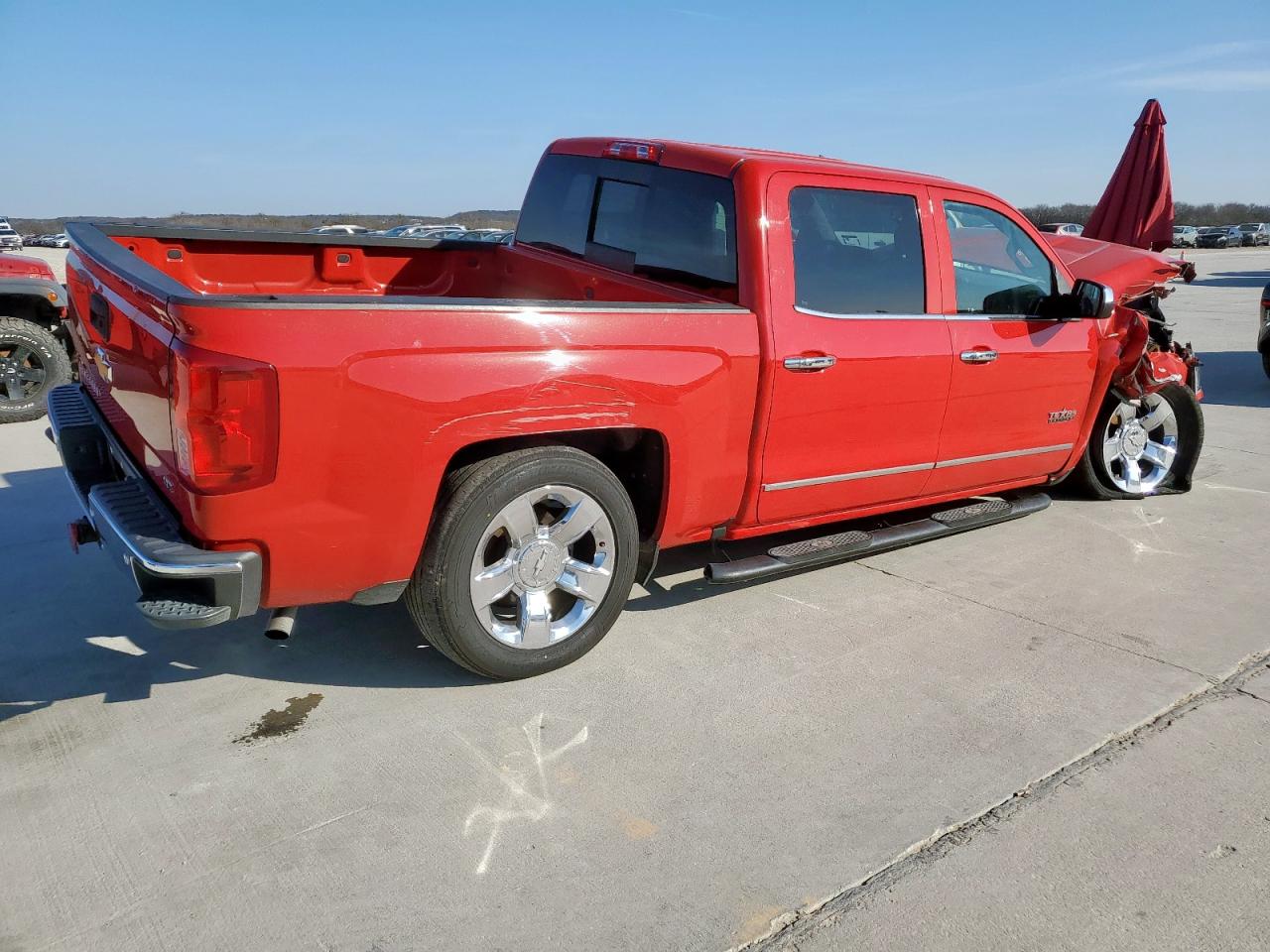 2018 Chevrolet Silverado VIN 3GCPCSEC0JG403235 Copart auction photo, front end damage thumbnail 3