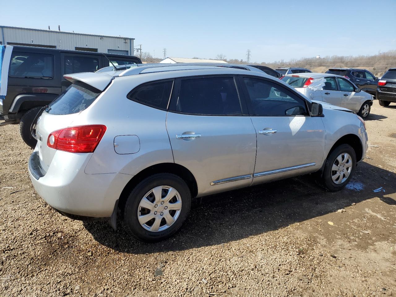 2015 Nissan Rogue VIN JN8AS5MV3FW754909 Copart auction photo, front end / rear end damage thumbnail 3