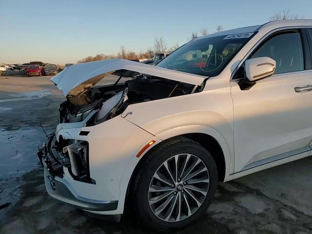 2023 Hyundai Palisade VIN KM8R7DGE8PU512440 Copart auction photo, front end damage thumbnail 12