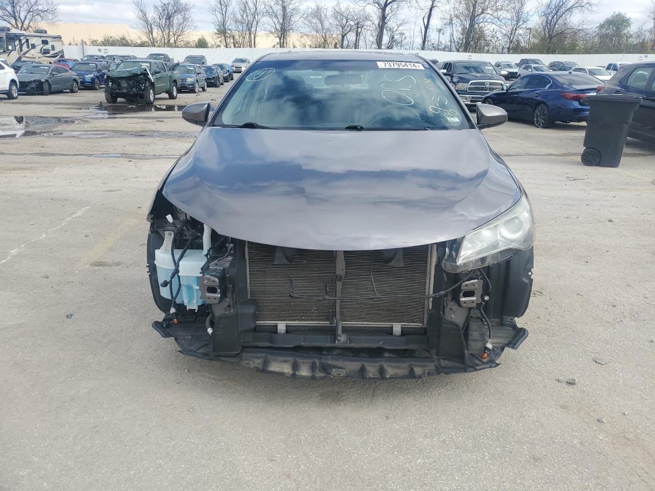 2016 Toyota Camry VIN 4T1BF1FK5GU227673 Copart auction photo, front end / rear end damage thumbnail 5