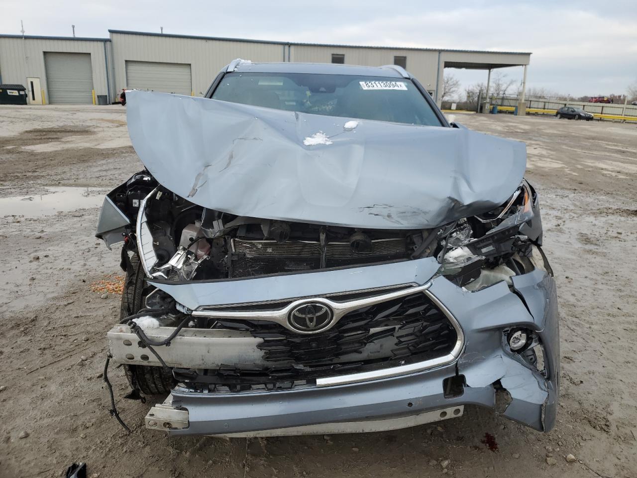 2020 Toyota Highlander VIN 5TDFZRBHXLS050090 Copart auction photo, front end damage thumbnail 5