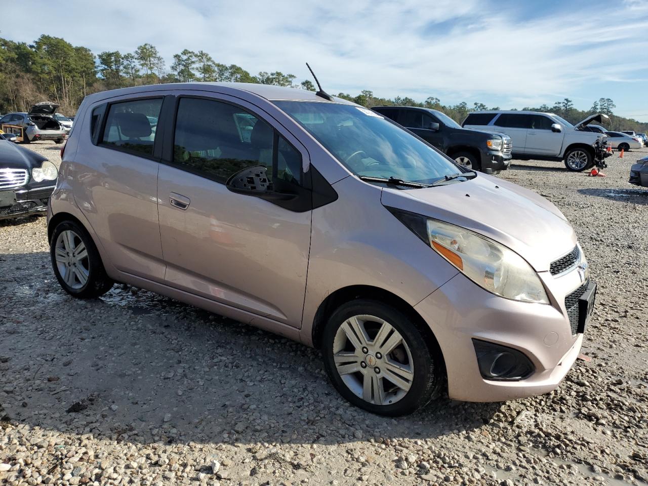 2013 Chevrolet Spark VIN KL8CD6S9XDC614535 Copart auction photo, rear end / minor dent/scratches damage thumbnail 4