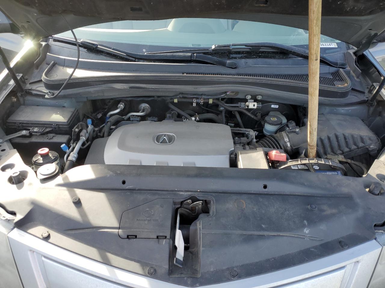 2012 Acura MDX VIN 2HNYD2H38CH536318 Copart auction photo, rear end / front end damage thumbnail 14
