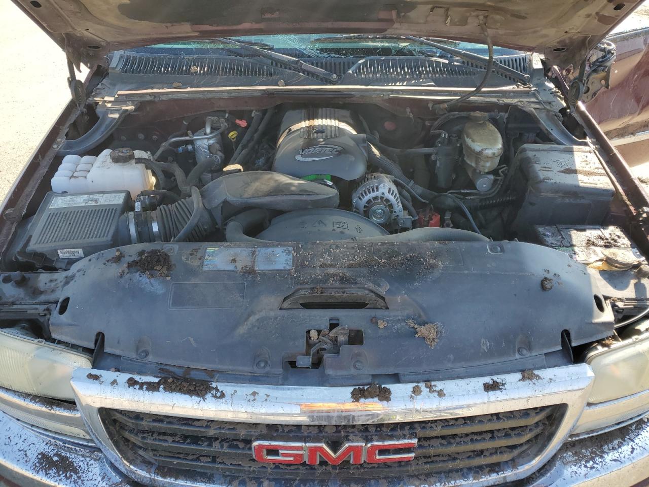 2003 GMC Sierra VIN 2GTEC19TX31250452 Copart auction photo, rollover damage thumbnail 12