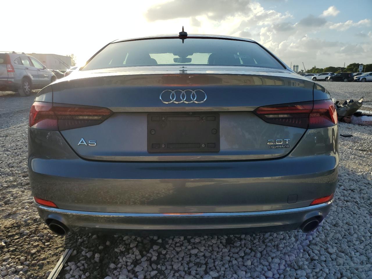 2018 Audi A5 VIN WAUNNAF55JA016977 Copart auction photo, water/flood damage thumbnail 6