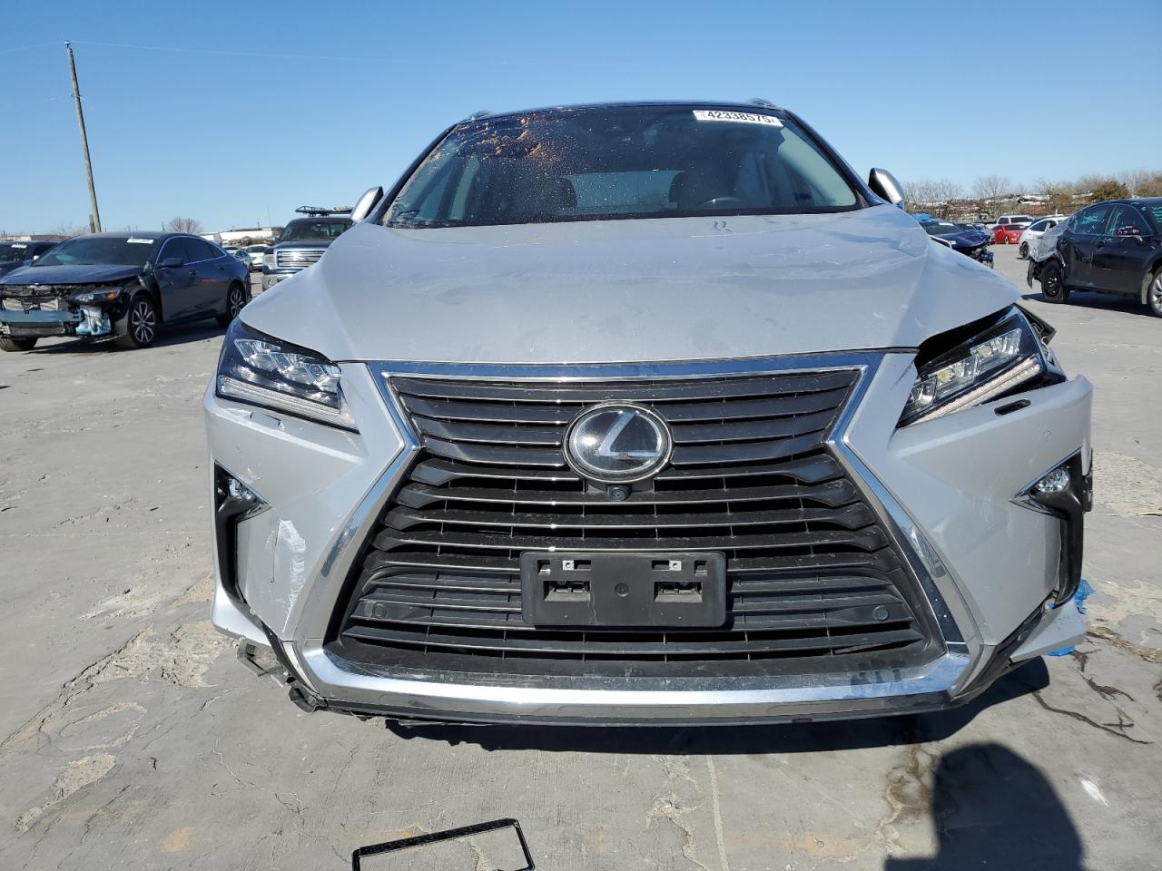 2017 Lexus RX VIN 2T2BZMCA5HC102191 Copart auction photo, side / front end damage thumbnail 5