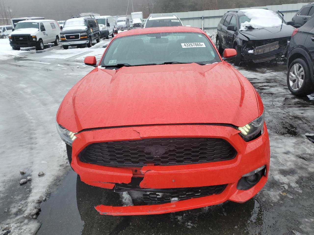 2016 Ford Mustang VIN 1FA6P8TH2G5225125 Copart auction photo, front end damage thumbnail 5