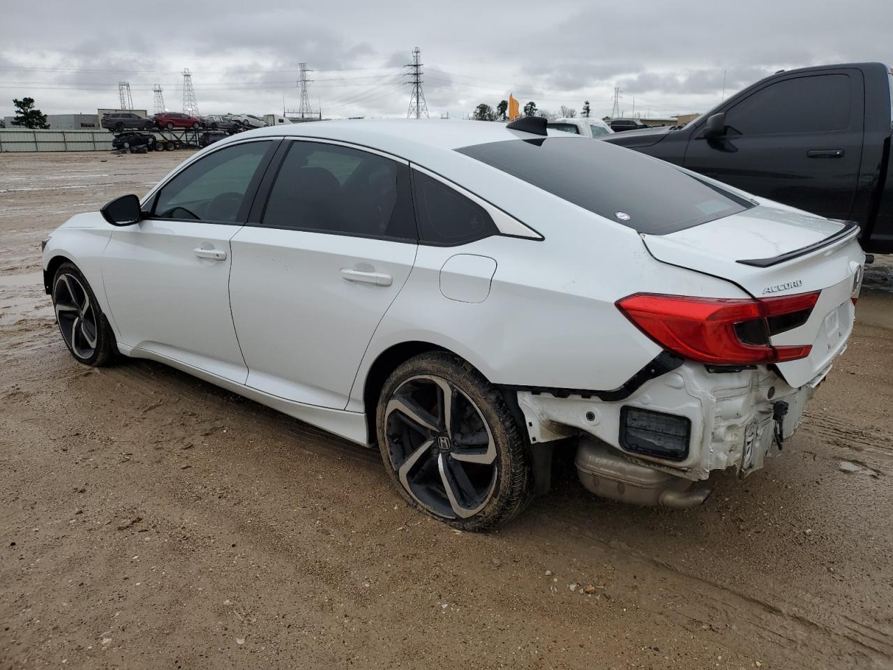 2022 Honda Accord VIN 1HGCV1F3XNA082988 Copart auction photo, rear end / front end damage thumbnail 2