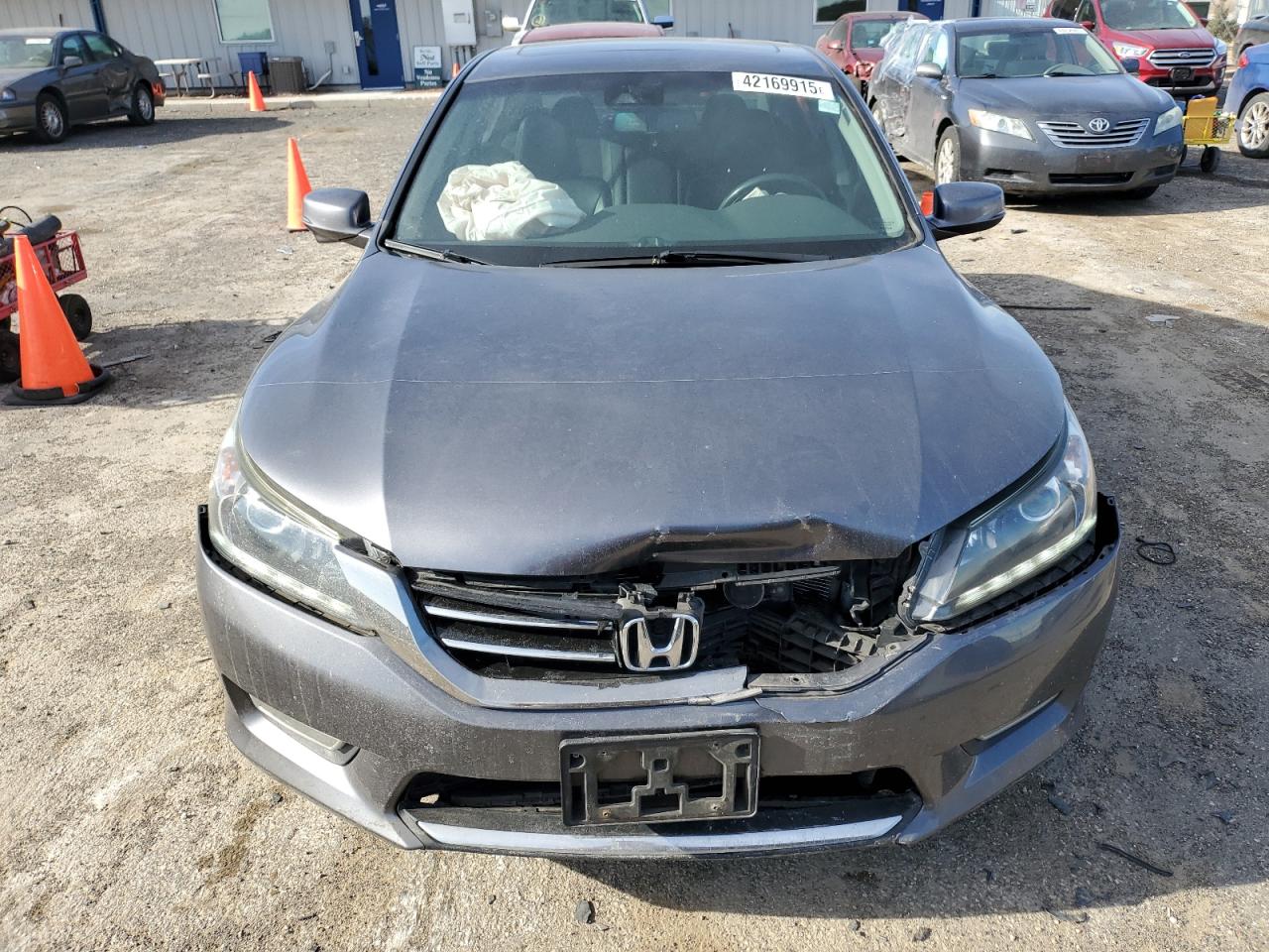 2013 Honda Accord VIN 1HGCR3F84DA011019 Copart auction photo, front end damage thumbnail 5