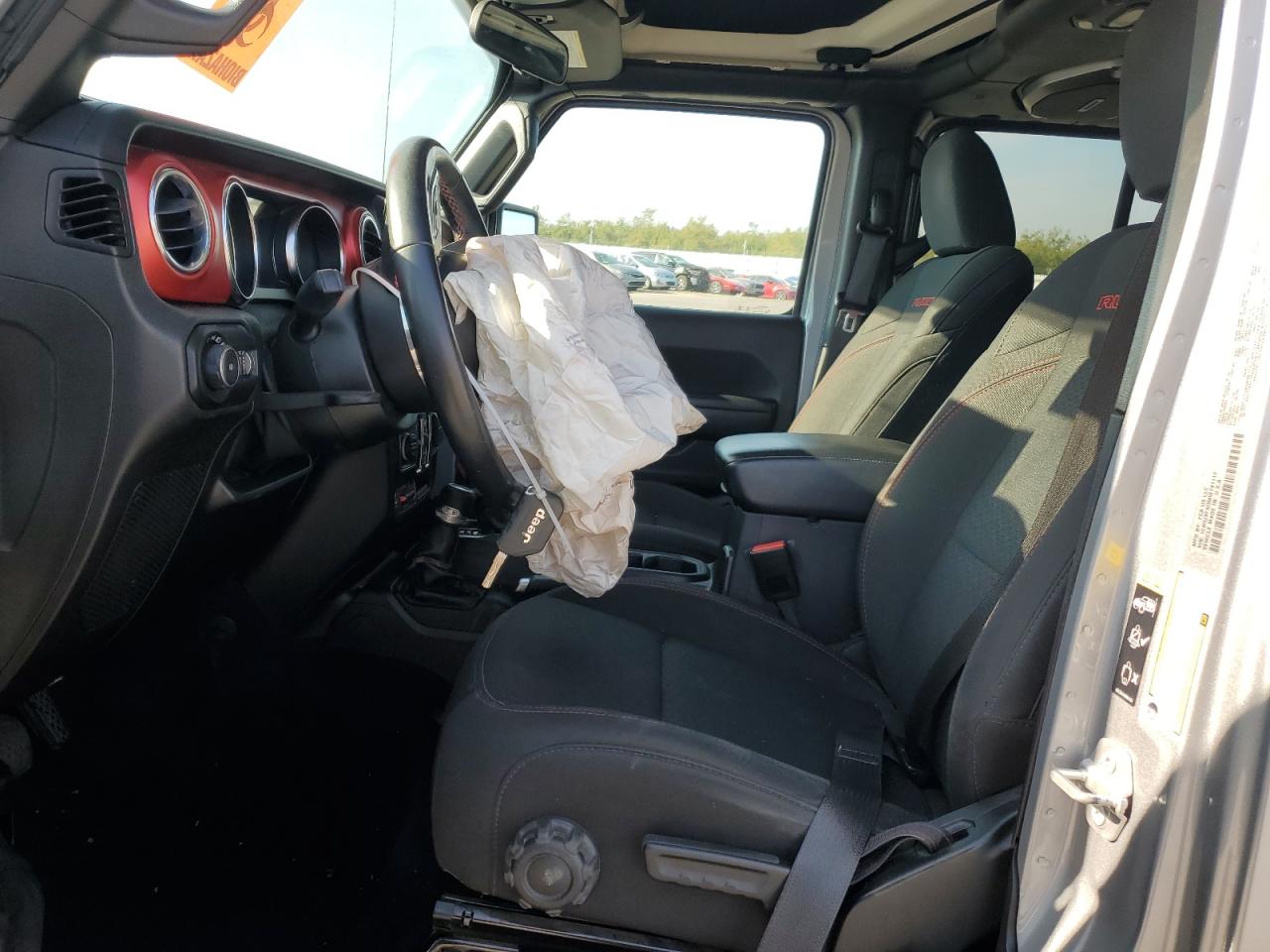2021 Jeep Wrangler VIN 1C4HJXFN0MW741117 Copart auction photo, front end / undercarriage damage thumbnail 7