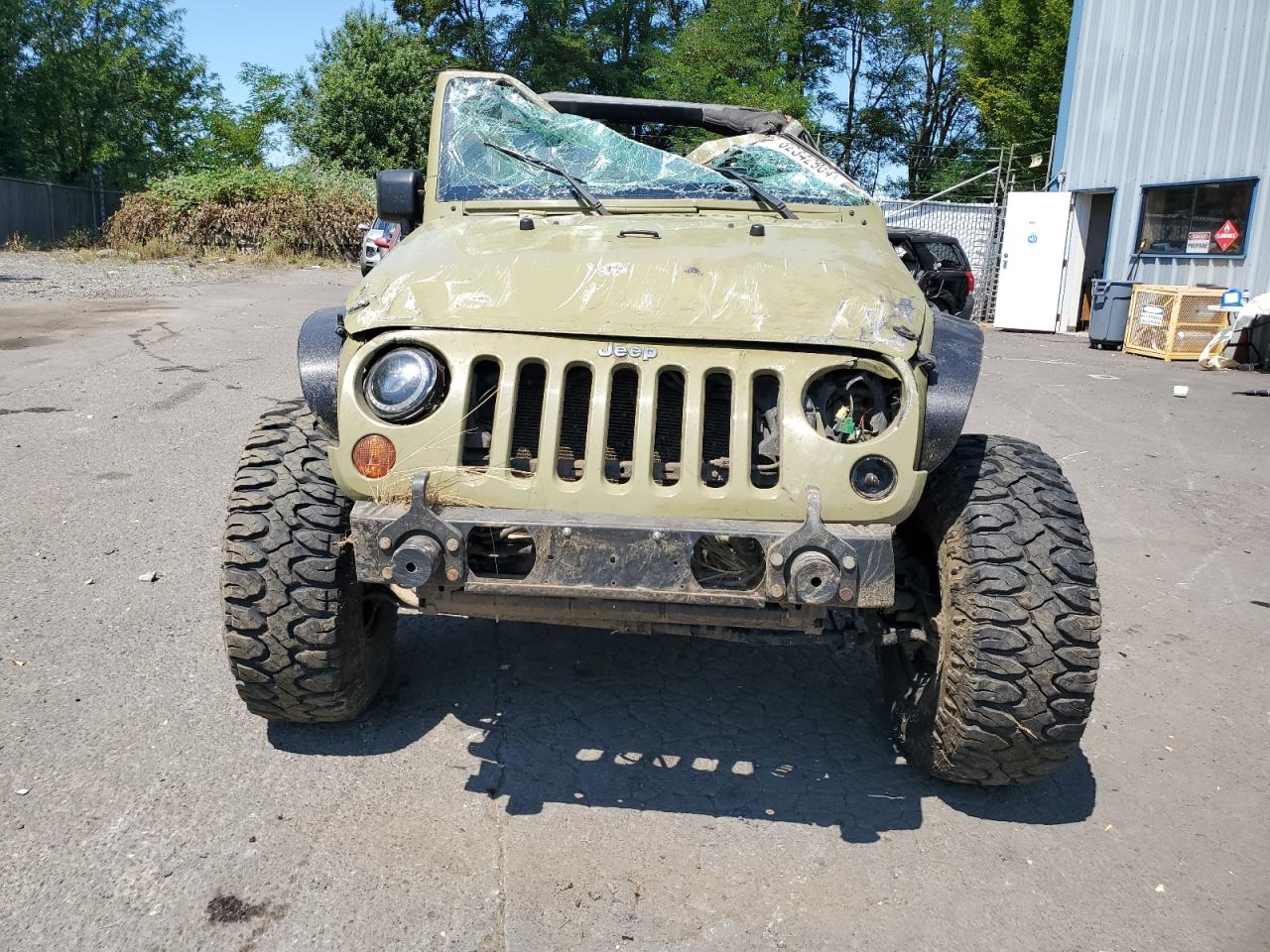 2013 Jeep Wrangler VIN 1C4AJWAG7DL602804 Copart auction photo, all over / burn - engine damage thumbnail 5
