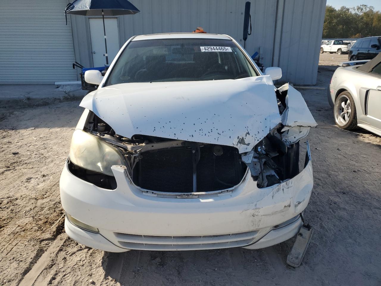2003 Toyota Corolla VIN 1NXBR32E93Z188678 Copart auction photo, front end damage thumbnail 5