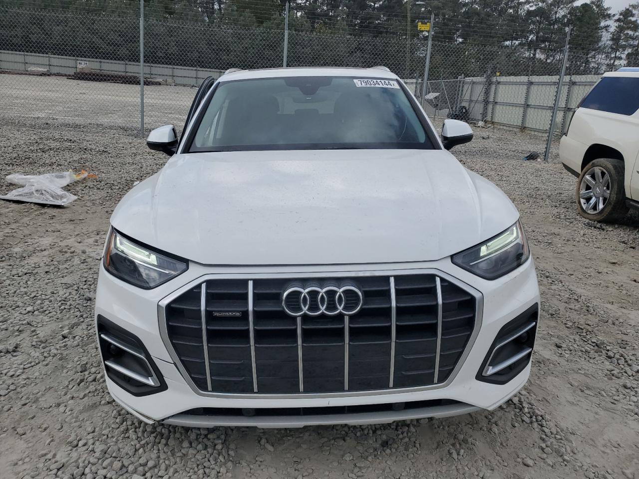 2021 Audi Q5 VIN WA1AAAFY1M2080045 Copart auction photo, side damage thumbnail 5