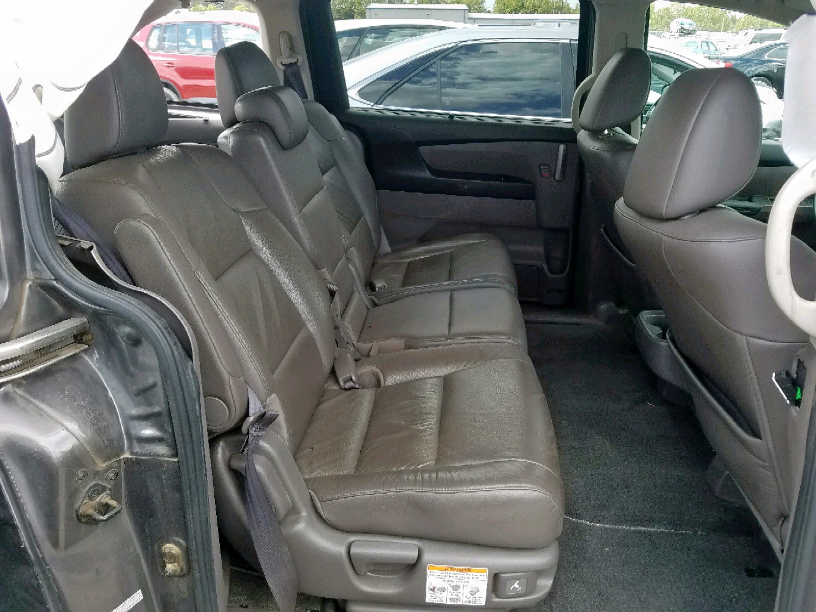 2012 Honda Odyssey VIN 5FNRL5H97CB032531 Copart auction photo, rear end damage thumbnail 6