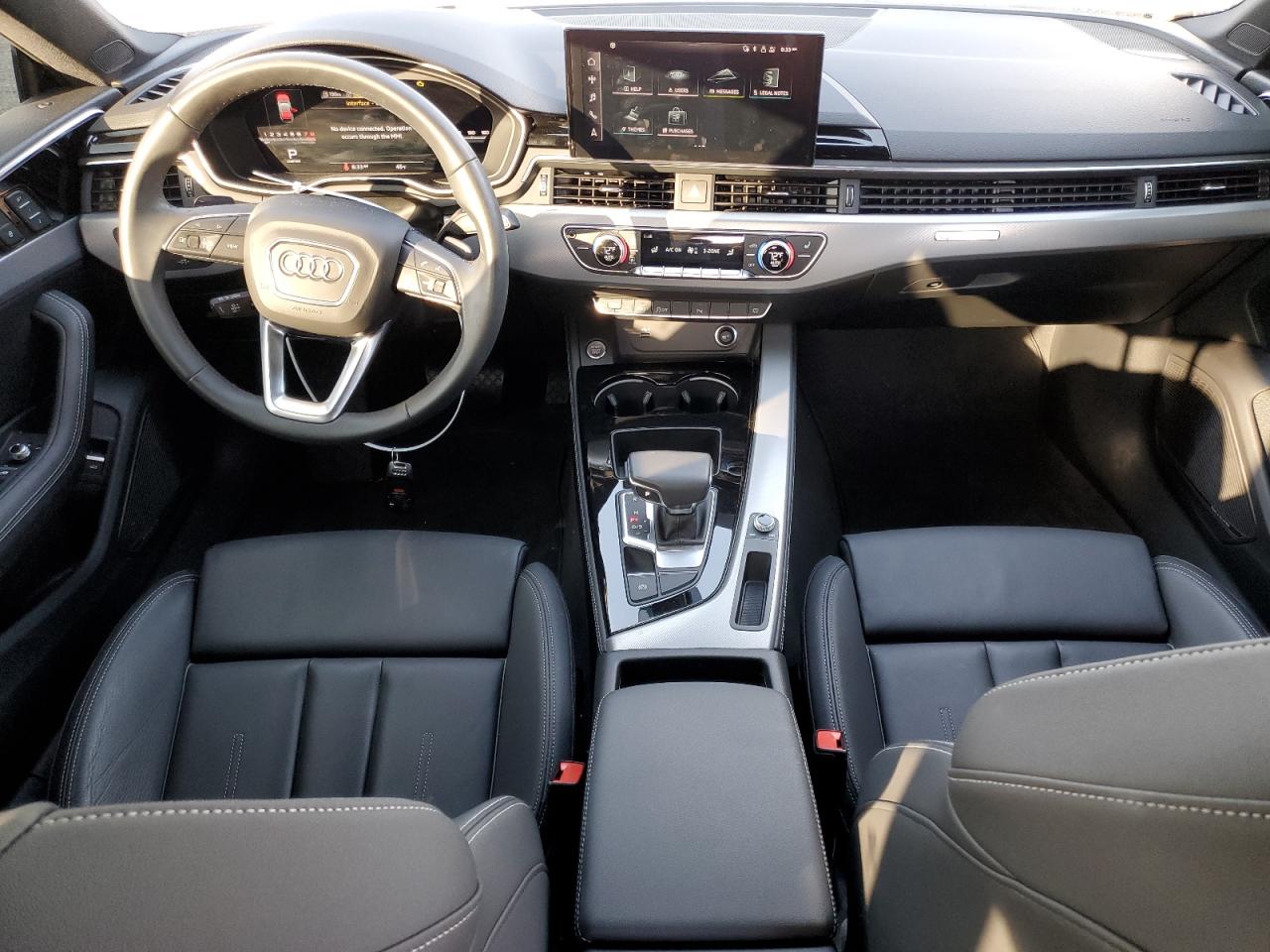 2023 Audi A5 VIN WAUFACF57PA045708 Copart auction photo, front end / minor dent/scratches damage thumbnail 8