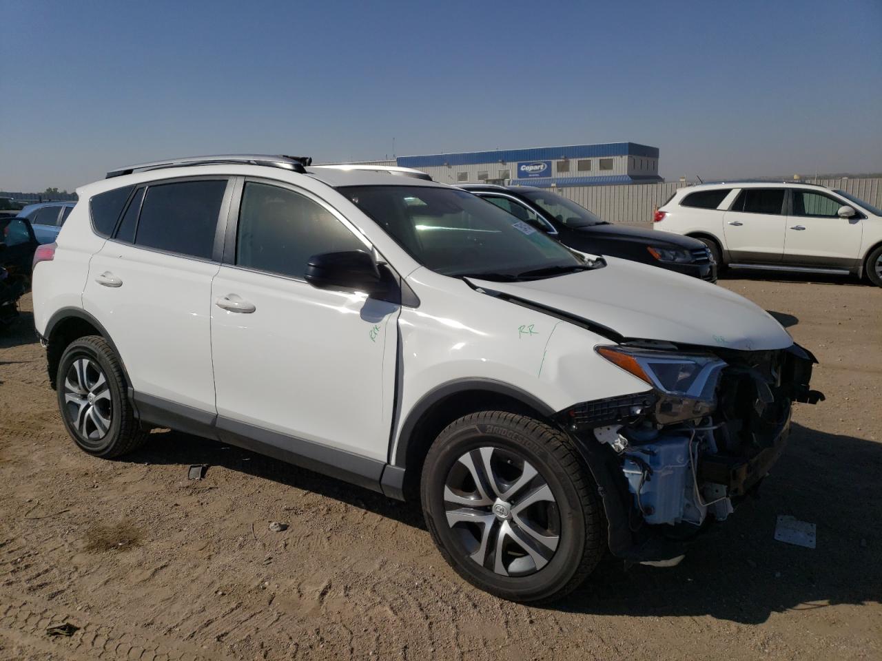 2017 Toyota RAV 4 VIN JTMBFREV3HD201122 Copart auction photo, front end / rear end damage thumbnail 4