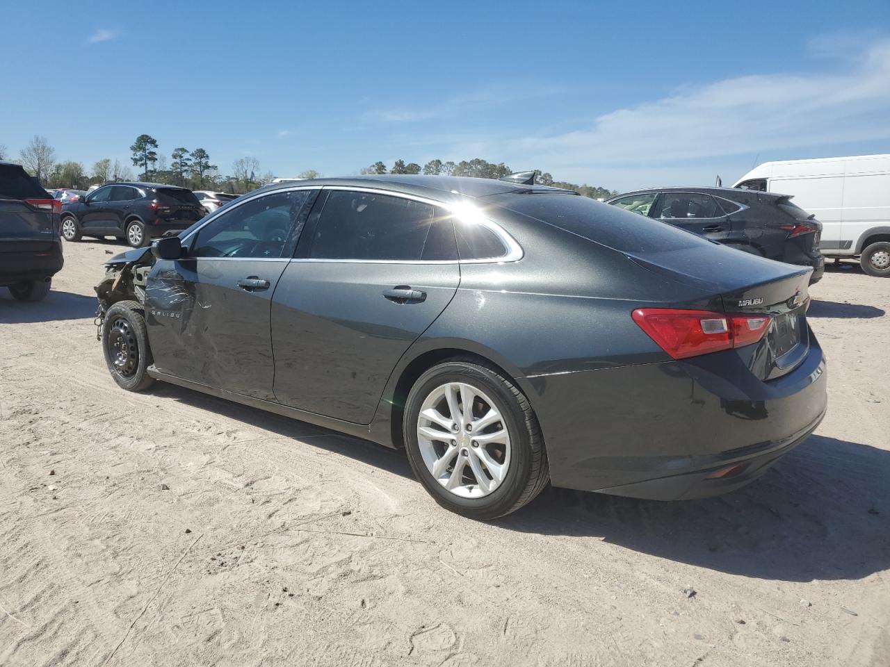 2017 Chevrolet Malibu VIN 1G1ZE5ST2HF245509 Copart auction photo, front end / side damage thumbnail 2