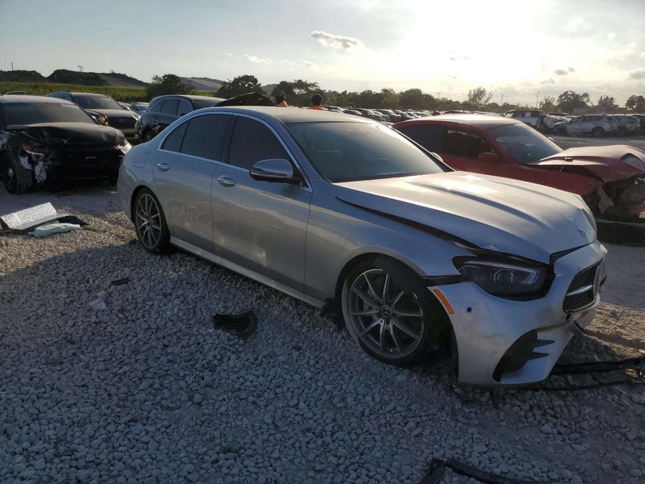 2023 Mercedes-Benz E-klasse VIN W1KZF5KB3PB151016 Copart auction photo, front end / minor dent/scratches damage thumbnail 4