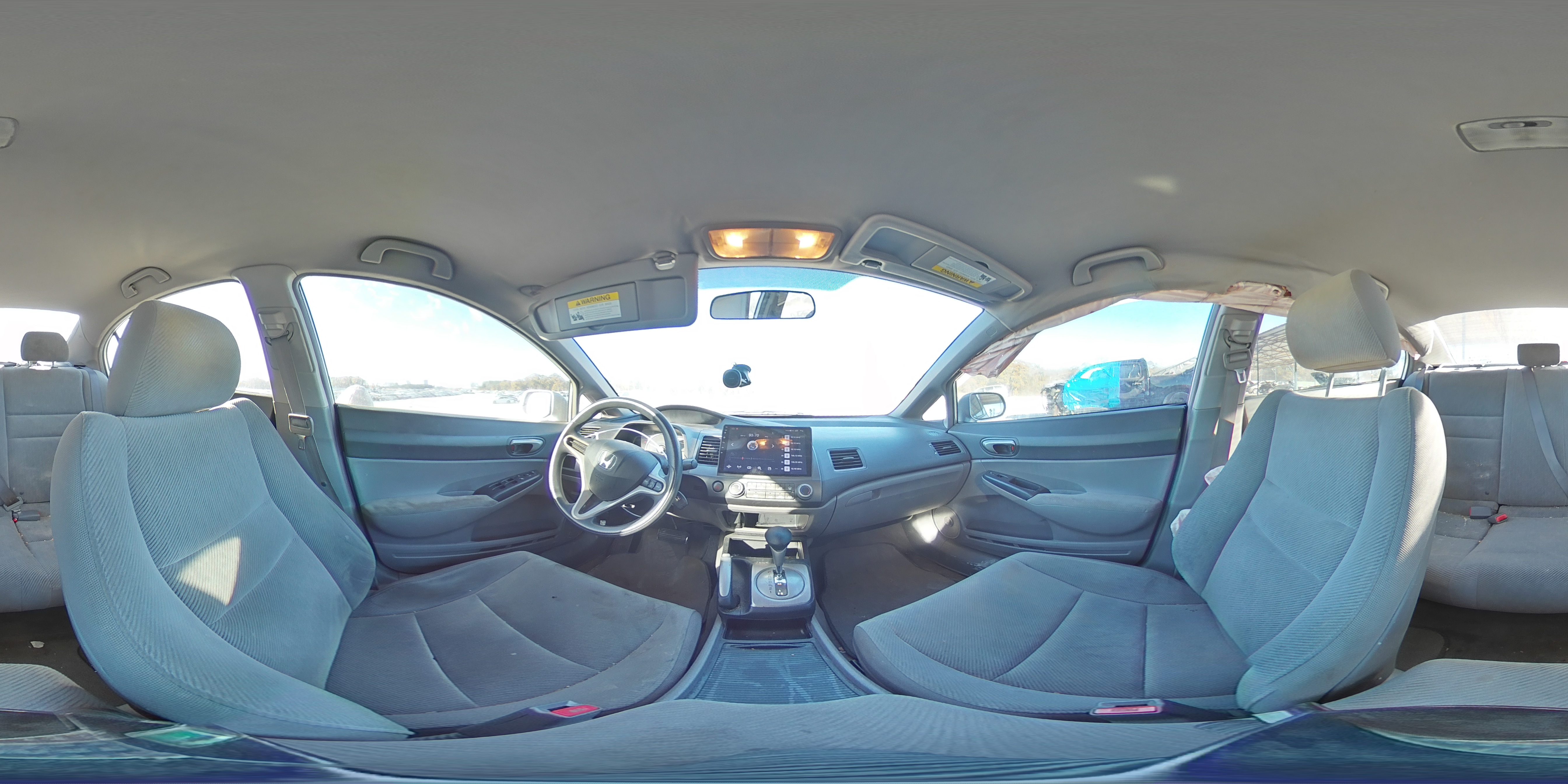 2011 Honda Civic VIN 19XFA1F51BE041747 Copart auction photo, all over damage thumbnail 13