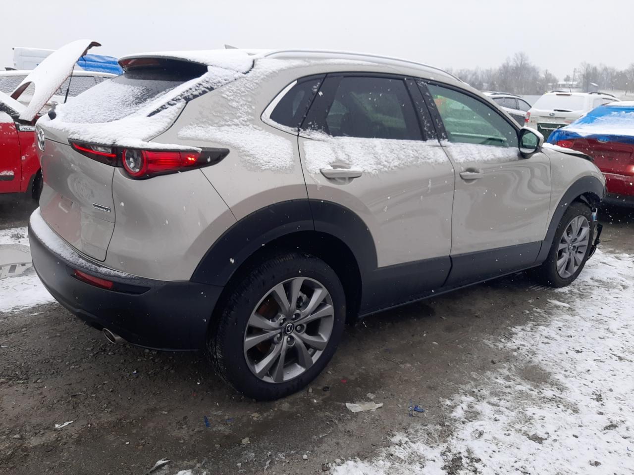 2023 Mazda CX-30 VIN 3MVDMBDM7PM587088 Copart auction photo, front end damage thumbnail 3