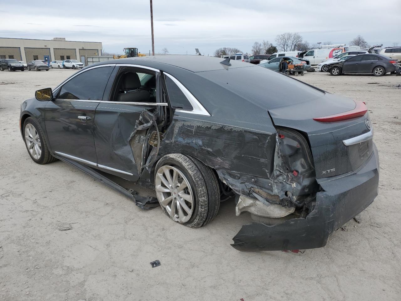 2013 Cadillac XTS VIN 2G61P5S33D9102685 Copart auction photo, side / rear end damage thumbnail 2