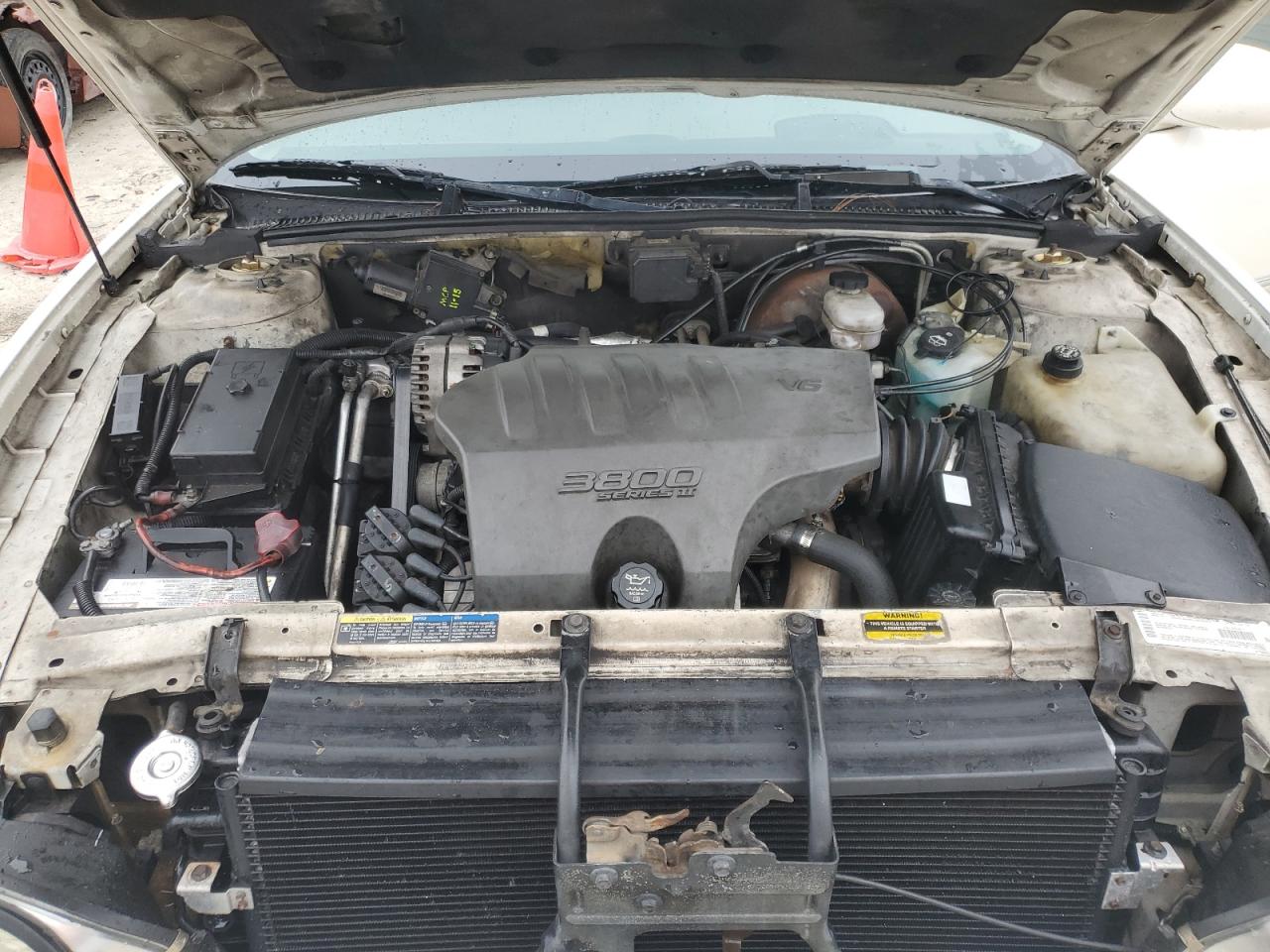 2003 Buick Park Avenue VIN 1G4CW54K534186423 Copart auction photo, rear end / side damage thumbnail 11