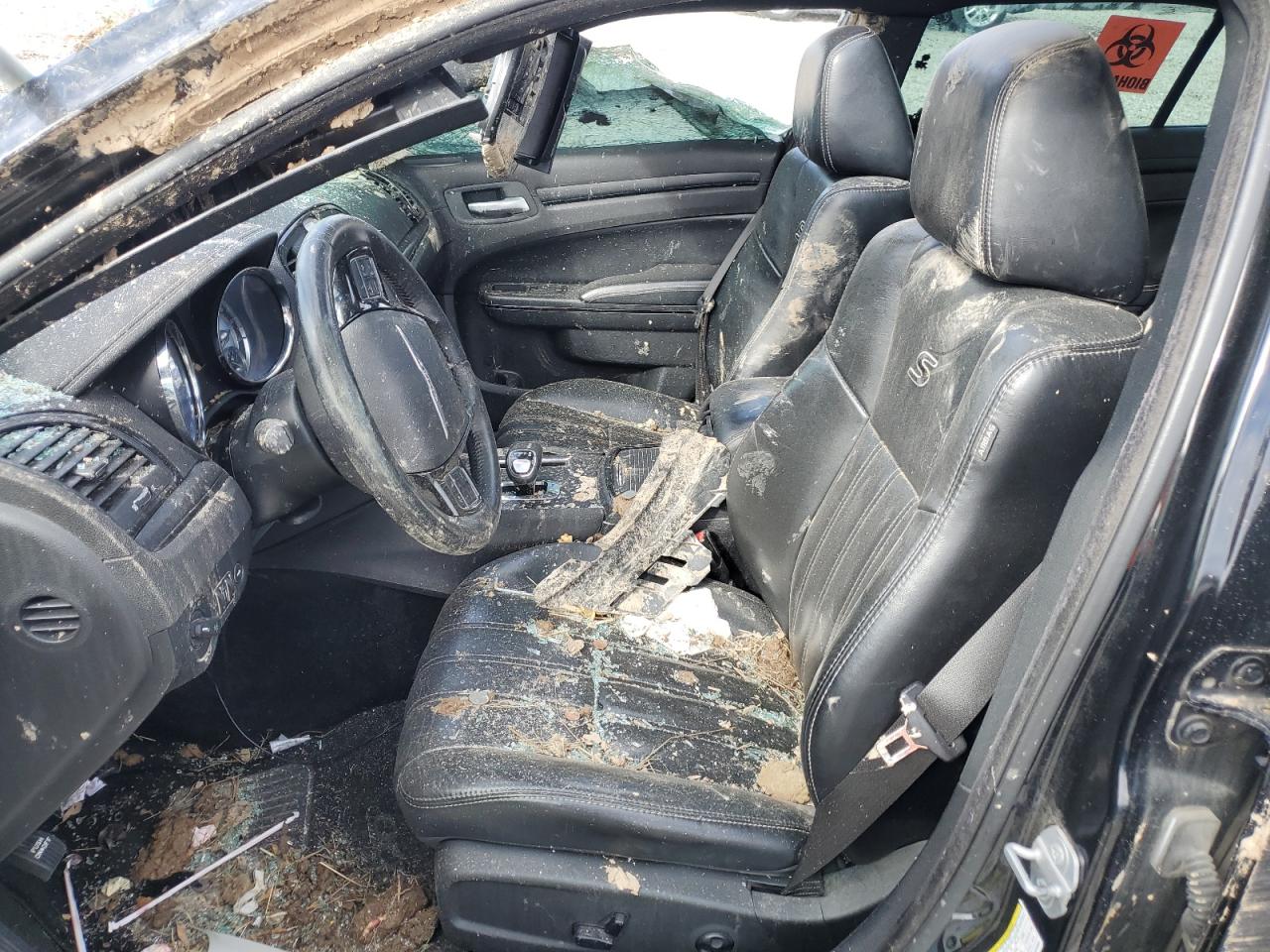 2014 Chrysler 300 VIN 2C3CCABG0EH340602 Copart auction photo, rollover / undercarriage damage thumbnail 7