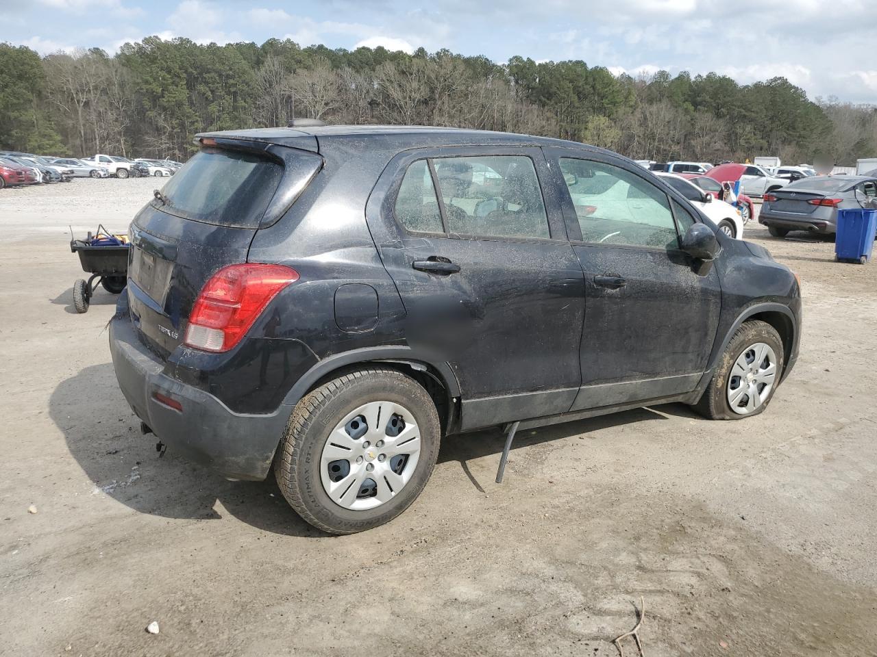 2016 Chevrolet Trax VIN KL7CJKSB4GB727304 Copart auction photo, mechanical / normal wear damage thumbnail 3