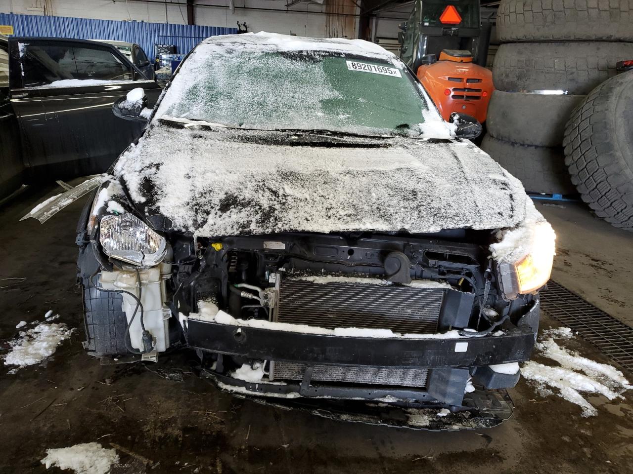2019 KIA Rio VIN 3KPA24AB0KE241525 Copart auction photo, front end damage thumbnail 5